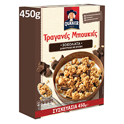 Δημητριακά Τραγανές Μπουκιές Μαύρη Σοκολάτα 450gr