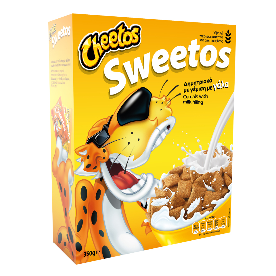 CHEETOS Δημητριακά Sweetos Γάλα 350gr AB