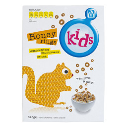 Δημητριακά Kids Honey Rings 375g