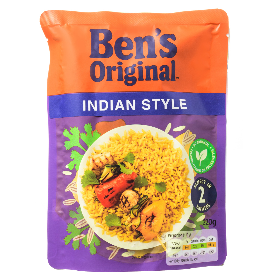 BEN'S Ρύζι Ινδικό 220g