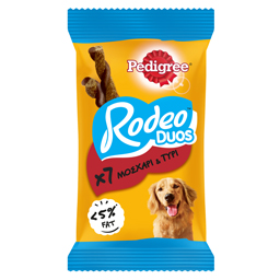 Snack Σκύλωv Rodeo Duos Μοσχάρι & Τυρί 7 Τεμάχια