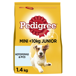 Σκυλοτροφή Junior Mini Κοτόπουλο Ρύζι 1.4 Kg