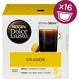Κάψουλες Cafe Dolce Gusto Grande 16 Τεμάχια