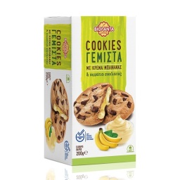Μπισκότα Cookies Γεμιστά με Μπανάνα 200g