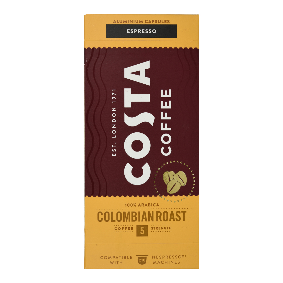 COSTA Κάψουλες Καφέ Espresso Colombian Roast 10x5.7g