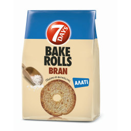 Σνακ Bake Rolls Bran Αλάτι 150g