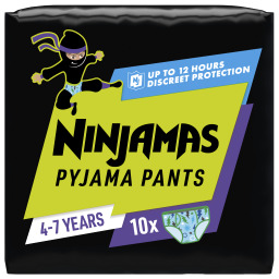 Πάνες Βρακάκι Pyjama Pants 4-7 Ετών για Αγόρια 10 Τεμάχια