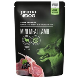 Σκυλοτροφή Mini Meal Lamb με Αρνί 85g