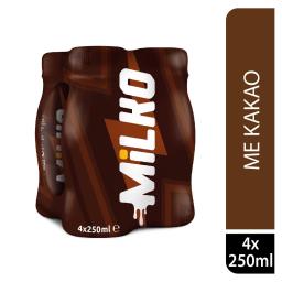 Γάλα Σοκολατούχο 4x250ml