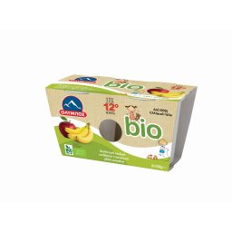 Επιδόρπιο Γιαουρτιού Παιδικό Bio Βιολογικό Μήλο Μπανάνα 2x150gr