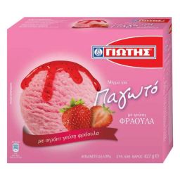 Μείγμα Παγωτού Φράουλα 427g
