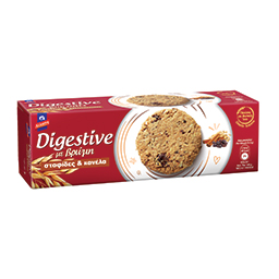 Μπισκότα Digestive Βρώμη Σταφίδες & Κανέλα 220g