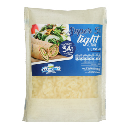 Τριμμένο Τυρί Super 5% Light 200gr