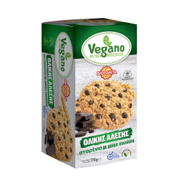 Μπισκότα Φυτικά Vegano Μαύρη Σοκολάτα 170g