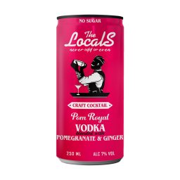 Cocktail Pom Royal Βότκα Ρόδι & Τζίντζερ 250ml