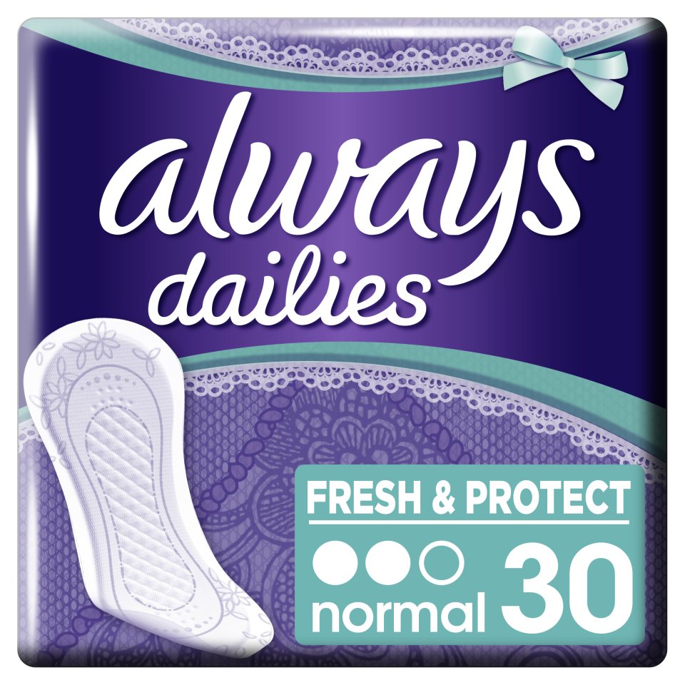 ALWAYS Σερβιετάκια Dailies Fresh & Protect Normal 30 Τεμάχια