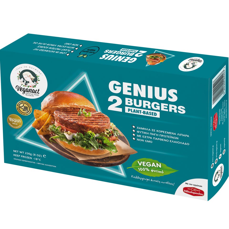 GENIUS Burger Meat Free Vegan 230g