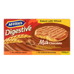 Μπισκότα Digestive Ολικής Άλεσης Σοκολάτα Γάλακτος 200g