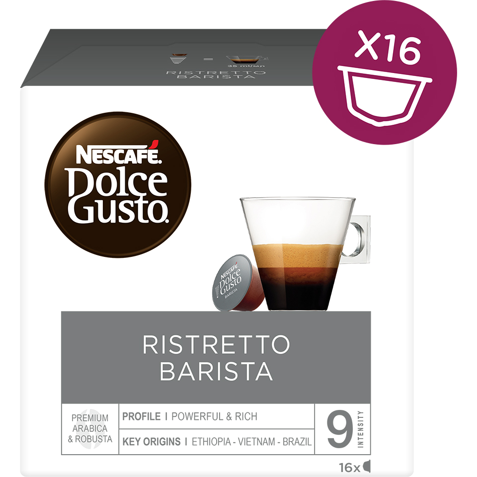 NESCAFE Κάψουλες Καφέ Dolce Gusto Ristretto Barista 120g
