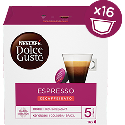 Κάψουλες Καφέ Dolce Gusto Espresso Decaffeinato 16 Τεμάχια