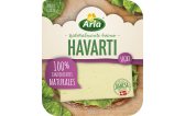 Τυρί Havarti Light 16% Φέτες 150g