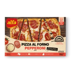 Πίτσα Al Forno Pepperoni Κατεψυγμένη 2 Τεμάχια 654gr