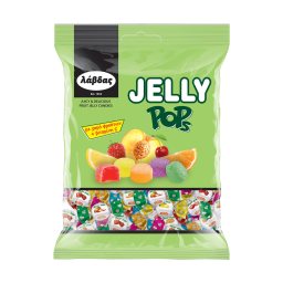 Καραμέλες Jelly Pop Μεταλιζέ 100g