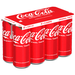 Αναψυκτικό Cola Κουτί 8x330ml 6+2 Δώρο