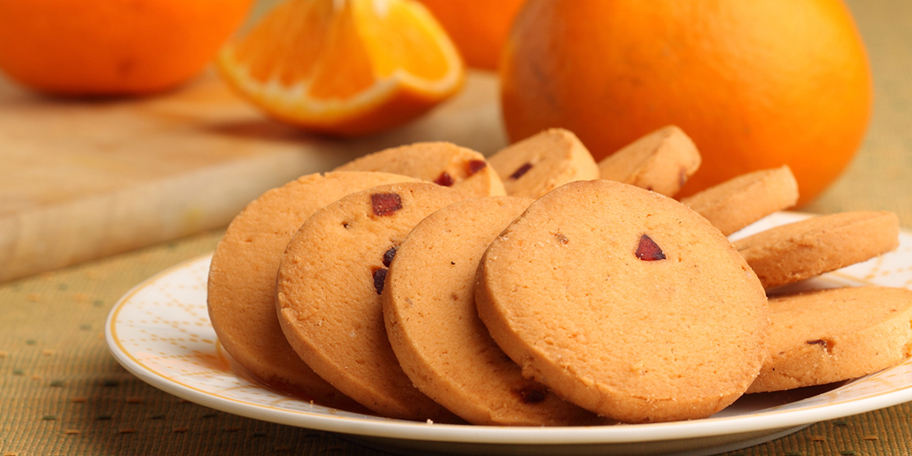 Μπισκότα με άρωμα πορτοκαλιού