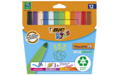 Μαρκαδόροι Ζωγραφικής Kids Visacolor XL Διάφορα Χρώματα 12 Τεμάχια