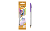 Στυλό Cristal Fun 1.6mm Διάφορα Χρώματα 4 Τεμάχια