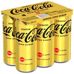 Αναψυκτικό Cola Zero Λεμόνι Κουτί 6x330ml